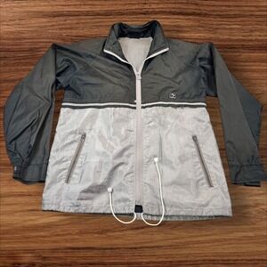 Vintage Goretex Windbreaker Jacket Nylon Lightweight Gray‎ Mens Activewear